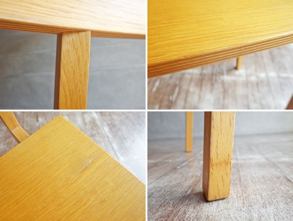 メーベルトーコー MOBEL TOKO ハーフチェア オーパス.１half chair op.1 オーク材 定価￥39,600- 旭川家具 ♪