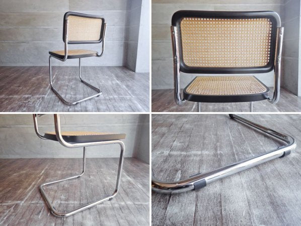 マルセル・ブロイヤー Marcel L Breuer チェスカチェア CescaChair ラタン バウハウス リプロダクト品 A ♪