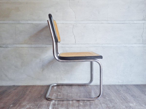 マルセル・ブロイヤー Marcel L Breuer チェスカチェア CescaChair ラタン バウハウス リプロダクト品 B ♪