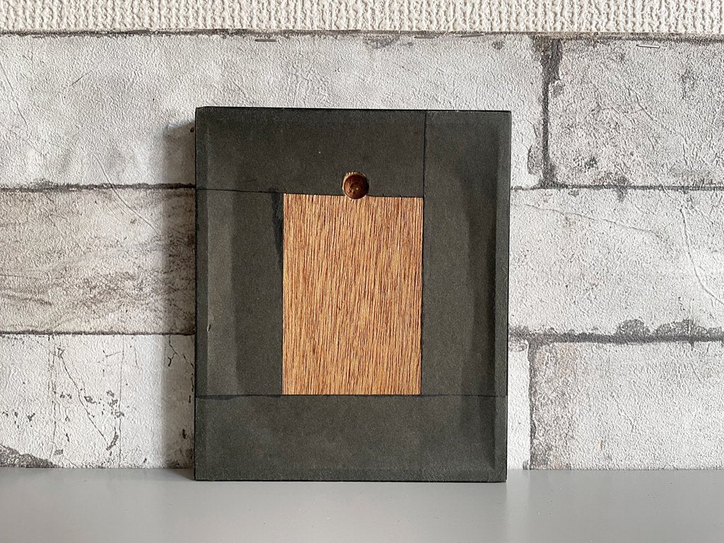 大橋歩 平凡パンチ 肉筆画 鉛筆画 額装品 13×15cm 人物画 パンチパーマ 髭 タートルネック 男 ●