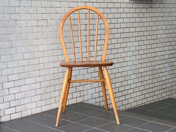 アーコール Ercol ビンテージ フープバック ダイニングチェア エルム材 英国家具 UKビンテージ ■