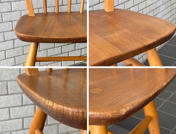 アーコール Ercol ビンテージ フープバック ダイニングチェア エルム材 英国家具 UKビンテージ ■