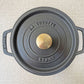 ストウブ Staub ピコ ココット ラウンド 両手鍋 ホーロー鍋 ブラック 18cm フランス ■