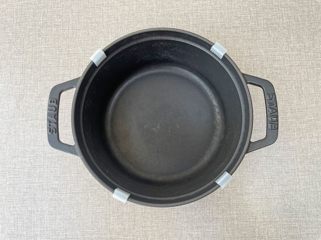 ストウブ Staub ピコ ココット ラウンド 両手鍋 ホーロー鍋 ブラック 18cm フランス ■