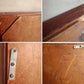 B.P.John Furniture USビンテージ Vintage 木製 ウォールミラー 壁掛け 鏡 米軍家具 アンティーク ミッドセンチュリー ♪