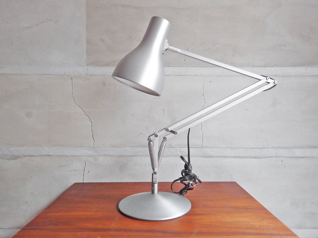 アングルポイズ ANGLEPOISE Type75 デスクランプ シルバー Silver Lustre ケネス・グランジ Sir Kenneth Grange 定価￥35,200- ♪