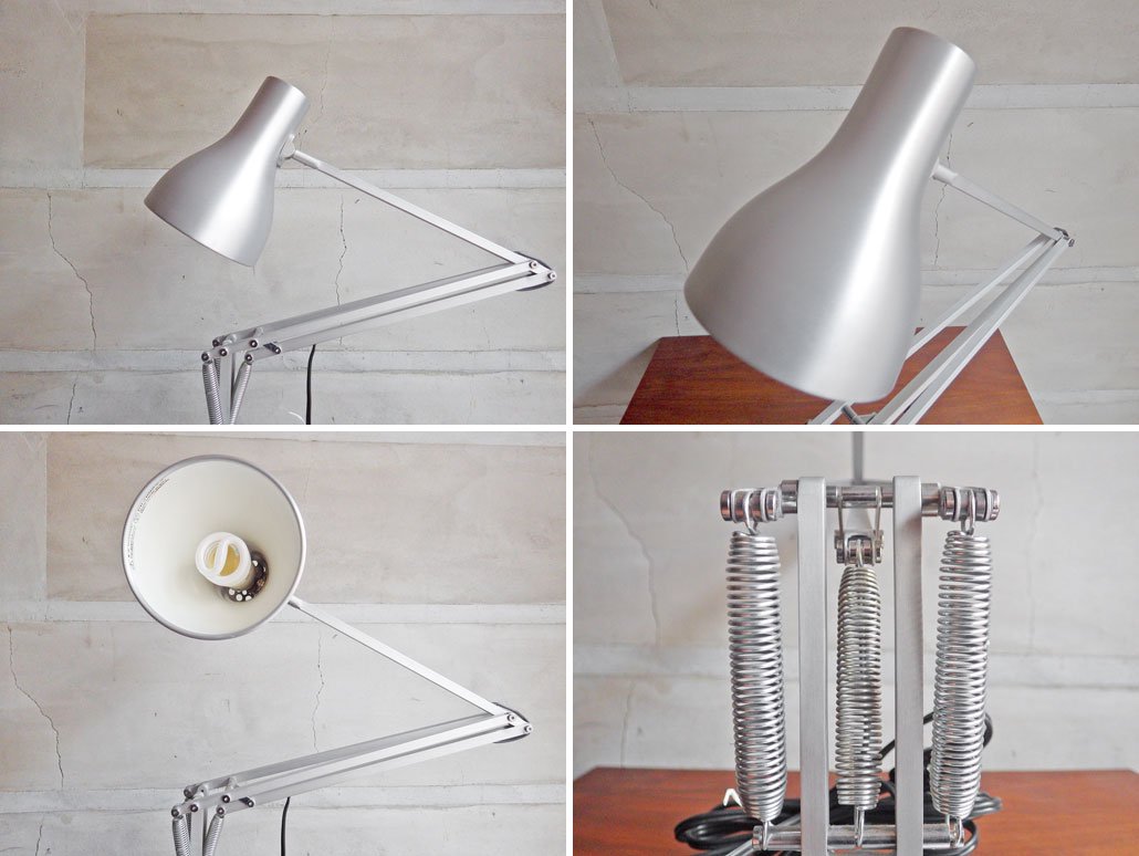 アングルポイズ ANGLEPOISE Type75 デスクランプ シルバー Silver Lustre ケネス・グランジ Sir Kenneth Grange 定価￥35,200- ♪