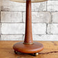 デンマークビンテージ Danish Vintage チーク材 テーブルランプ H36cm スタンドライト リネンシェード 北欧照明 ●