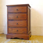 アジアン家具 Asian Furniture チーク無垢材 サイドチェスト 4dr 小抽斗 リゾートスタイル ★