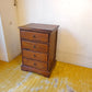 アジアン家具 Asian Furniture チーク無垢材 サイドチェスト 4dr 小抽斗 リゾートスタイル ★