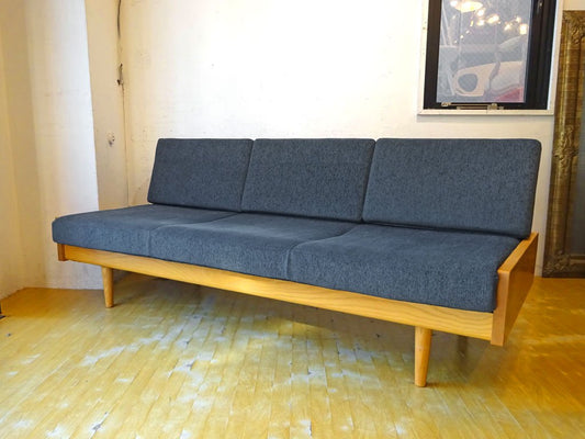 グラフ graf × 相合家具 SOGO adシリーズ デイベッドソファ L DAY BED SOFA L 3Pソファ ホワイトアッシュ材 ファブリック 定価:288,000円 ★