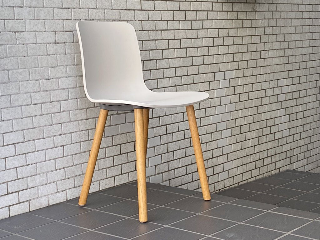 ヴィトラ Vitra. ハル HAL ウッド WOOD サイドチェア ダイニングチェア ウォームグレー ジャスパー・モリソン ■