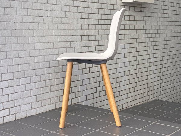 ヴィトラ Vitra. ハル HAL ウッド WOOD サイドチェア ダイニングチェア ウォームグレー ジャスパー・モリソン ■