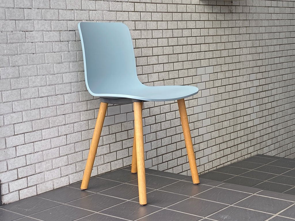 ヴィトラ Vitra. ハル HAL ウッド WOOD サイドチェア ダイニングチェア アイスグレー ジャスパー・モリソン ■