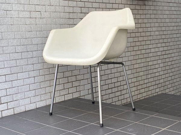 ヒル HILLE ポリプロップチェア Polyprop chair アームチェア ホワイト ロビン・デイ Robin Day ミッドセンチュリー UKビンテージ ■