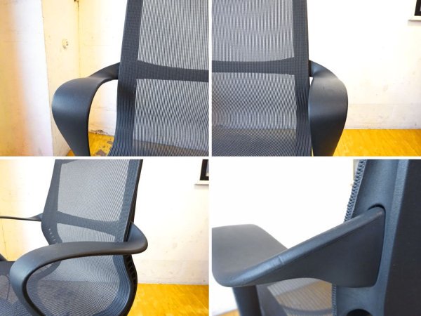 ハーマンミラー Herman Miller セトゥーチェア Setu Chair マルチパーパスチェア グレー メッシュシート Studio 7.5 5本脚タイプ 昇降機能 定価￥99,000- ★