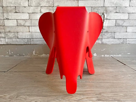 ヴィトラ Vitra イームズ エレファント Eames Elephant チェア 子供用 スツール ポピーレッド ポリプロピレン 定価\33,000- ●