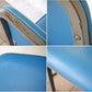 USビンテージ スチールフレーム × PVCレザー ダイニングチェア ターコイズブルー ミッドセンチュリー インダストリアル デザイン B ◇