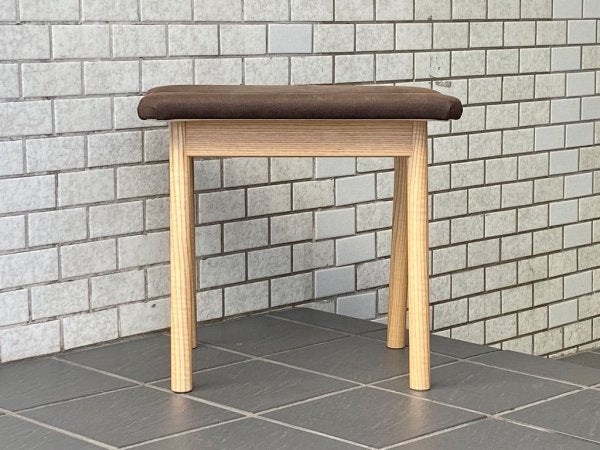 イデー IDEE ハリコット スツール HARICOT STOOL  ホワイトアッシュ無垢材 廃番 北欧スタイル ■