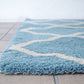 アクメファニチャー ACME Furniture ラインズC ラグマット LINES C RUG 160×120 cm ジオメトリックパターン ライトブルー ◇