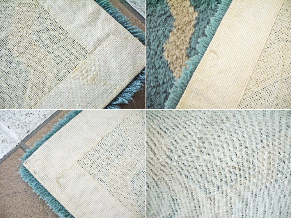 アクメファニチャー ACME Furniture ラインズC ラグマット LINES C RUG 160×120 cm ジオメトリックパターン ライトブルー ◇