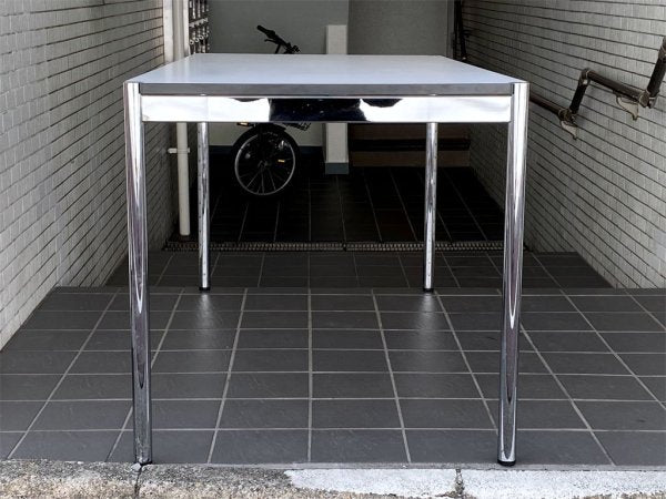 USMハラー USM Haller モジュラーファニチャー Modular Furniture ハラーテーブル ワークデスク W150cm ホワイトラミネート天板 A ■