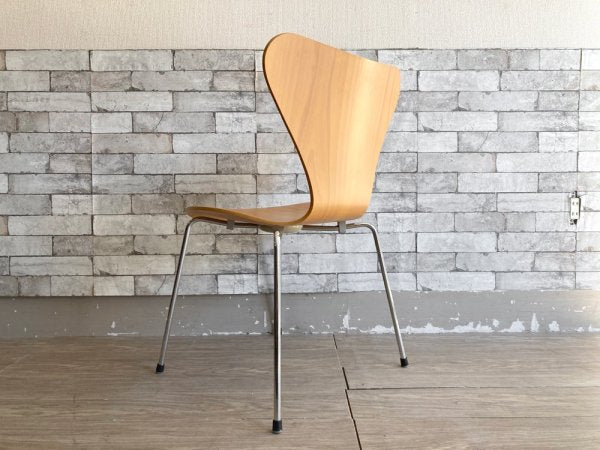 フリッツハンセン Fritz Hansen セブンチェア ビーチ ナチュラル アルネ・ヤコブセン デンマーク 北欧家具 ●