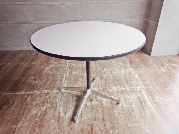 ハーマンミラー Herman Miller コントラクトテーブル ラウンド Φ90cm  チャールズ&レイ イームズ デザイン ♪