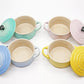 ルクルーゼ LE CREUSET ソルベ sorbet ミニココット 4個セット Φ10cm ふた付 箱付 フランス 未使用品 ●