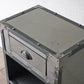 インダストリアルデザイン industrial design メタル キャビネット サイドワゴン 1ドロワー ビンテージテイスト キャスター ◇