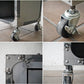 インダストリアルデザイン industrial design メタル キャビネット サイドワゴン 1ドロワー ビンテージテイスト キャスター ◇