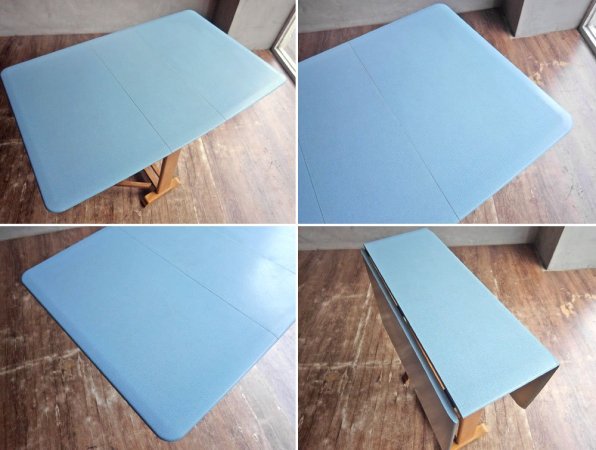 UK ビンテージ Vintage バタフライ ダイニングテーブル 拡張式 メラミン天板 フォーマイカ材 Formica ゲートレッグ 1960年代 ♪