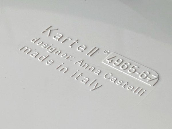 カルテル Kartell コンポニビリ COMPONIBILI ホワイト 3段 ストレージボックス アンナ・カステッリ・フェリエーリ イタリア ■