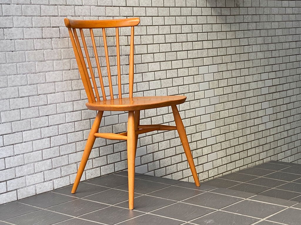 アーコール Ercol ビンテージ ボウバック ダイニングチェア エルム材 英国家具 UKビンテージ ■