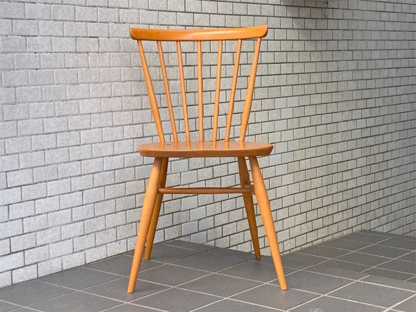 アーコール Ercol ビンテージ ボウバック ダイニングチェア エルム材 英国家具 UKビンテージ ■