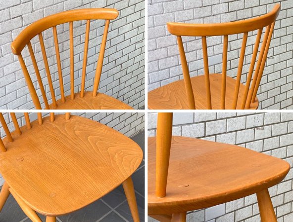 アーコール Ercol ビンテージ ボウバック ダイニングチェア エルム材 英国家具 UKビンテージ ■