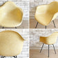 ゼニス ZENITH ハーマンミラー Herman Miller 1st ビンテージ ロープエッジ アームシェルチェア Xベース C&Rイームズ シール有 希少 ●