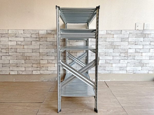 メタルシステム METALSISTEM 4段スチールシェルフ 4 TIER STEEL SHELF アスプルンド取扱い インダストリアル 定価￥30,800- ●