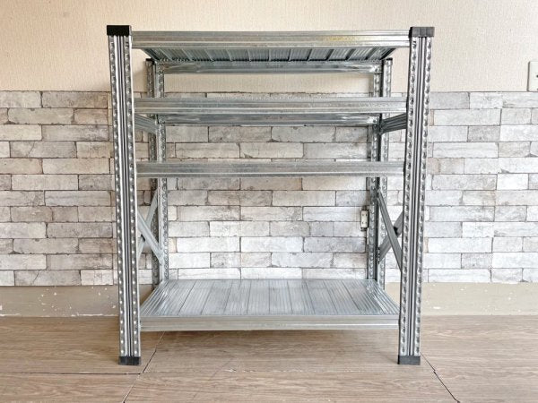 メタルシステム METALSISTEM 4段スチールシェルフ 4 TIER STEEL SHELF アスプルンド取扱い インダストリアル 定価￥30,800- ●