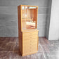 ハンメル hammel furniture ミストラル Mistral ガラスキャビネット 幅45.5  分割式 バックライト付 システム収納 店舗什器 デンマーク ♪