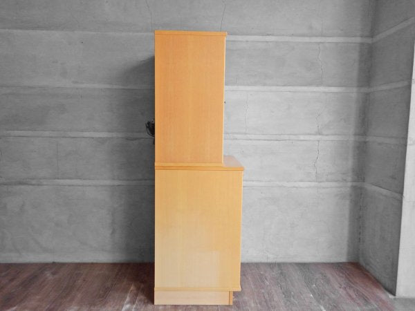 ハンメル hammel furniture ミストラル Mistral ガラスキャビネット 幅45.5  分割式 バックライト付 システム収納 店舗什器 デンマーク ♪