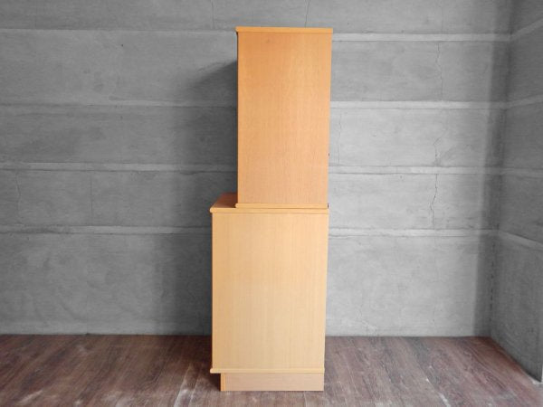 ハンメル hammel furniture ミストラル Mistral ガラスキャビネット 幅45.5  分割式 バックライト付 システム収納 店舗什器 デンマーク ♪