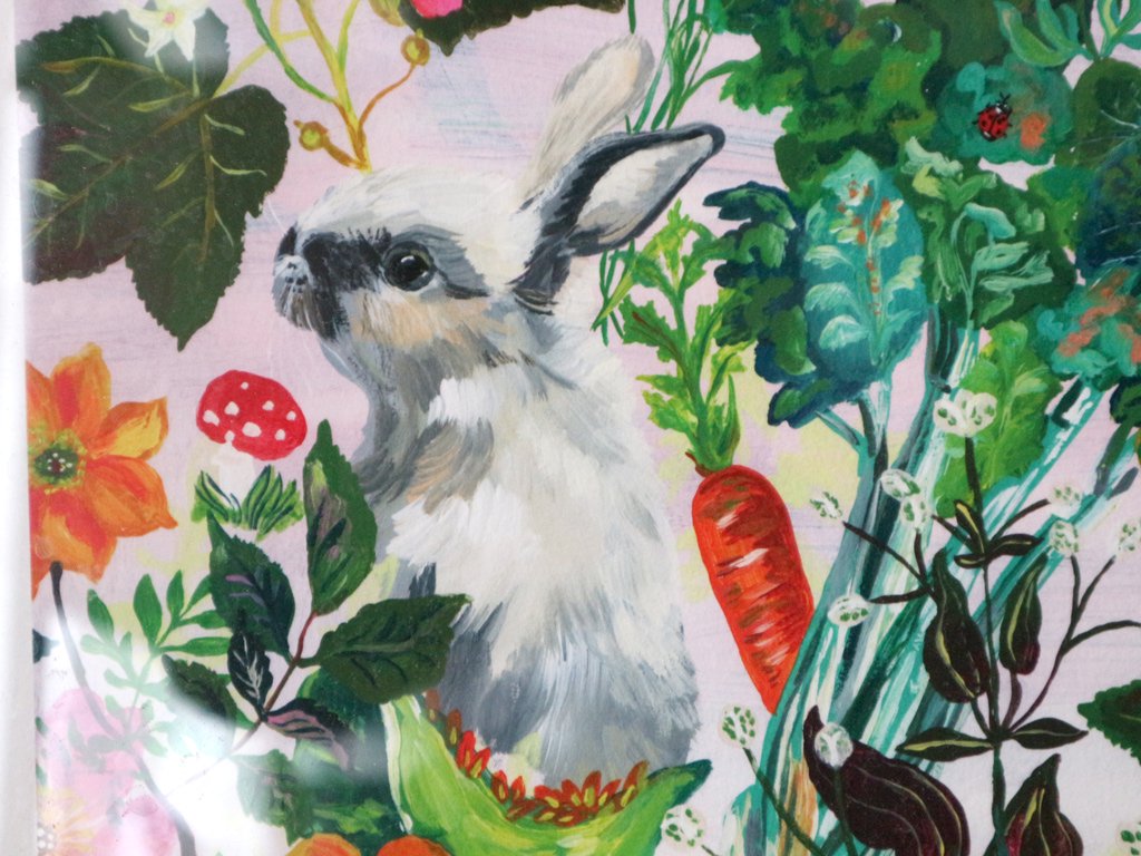 ナタリー・レテ Nathalie Lete ラビット rabbit ウサギ デジタルプリント 50×35cm H.P.FRANCE取扱 定価￥44,000- ◎