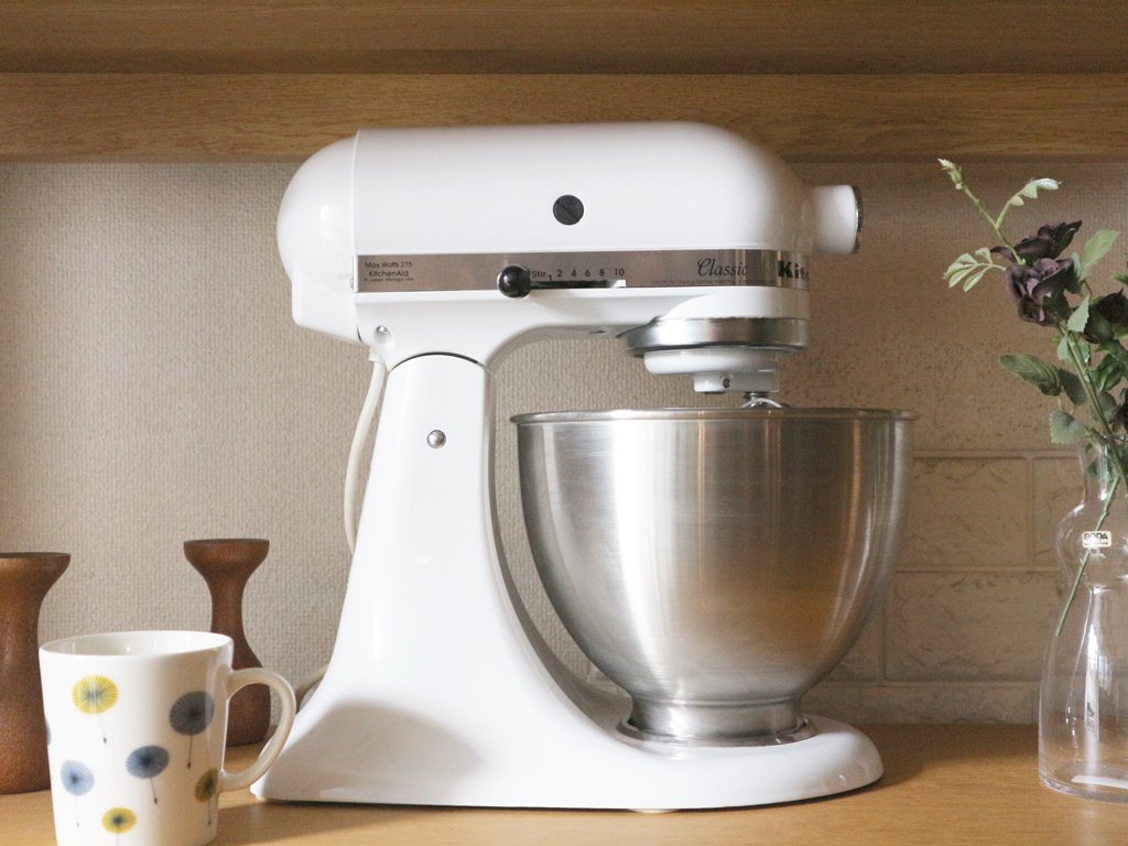 キッチンエイド KitchenAid スタンドミキサー 4.5クォート クラシック Plus KSM75 高性能 卓上 ミキサー お菓子作り 定価7.7万円◎