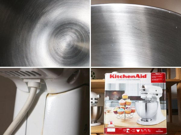 キッチンエイド KitchenAid スタンドミキサー 4.5クォート クラシック Plus KSM75 高性能 卓上 ミキサー お菓子作り 定価7.7万円◎