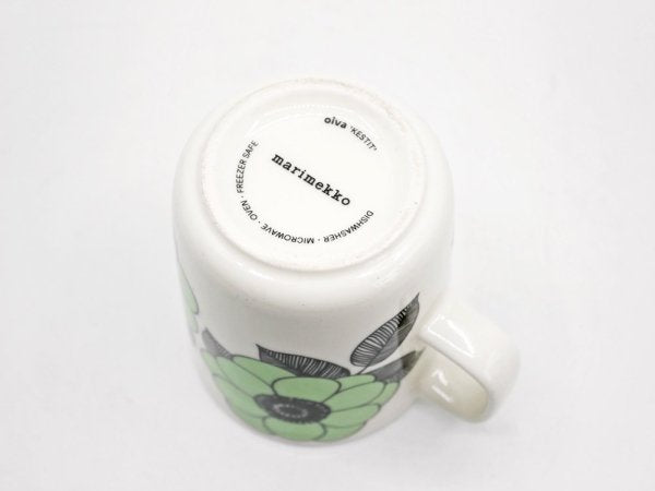 マリメッコ marimekko ケスティト OIVA KESTIT マグカップ 250ml ミントグリーン 2018年 日本限定カラー マイヤ・ロウエカリ フィンランド 北欧食器 ●