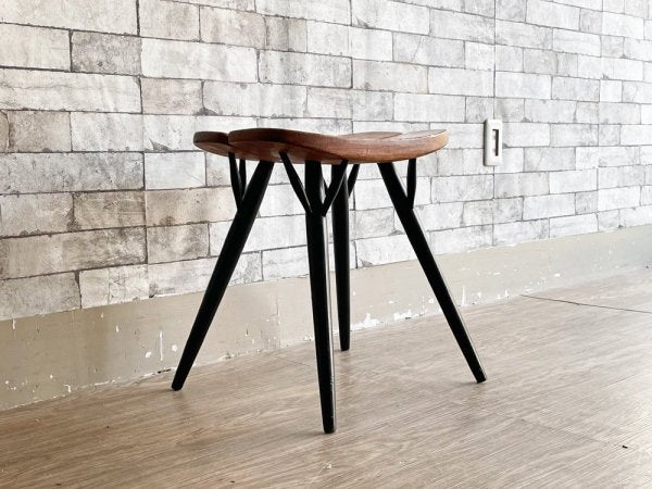 ラウカンプー Laukaan puu ピルッカ スツール pirkka stool パイン材 H44cm イルマリ・タピオヴァーラ 1950-60s フィンランド 北欧ビンテージ 希少 ●