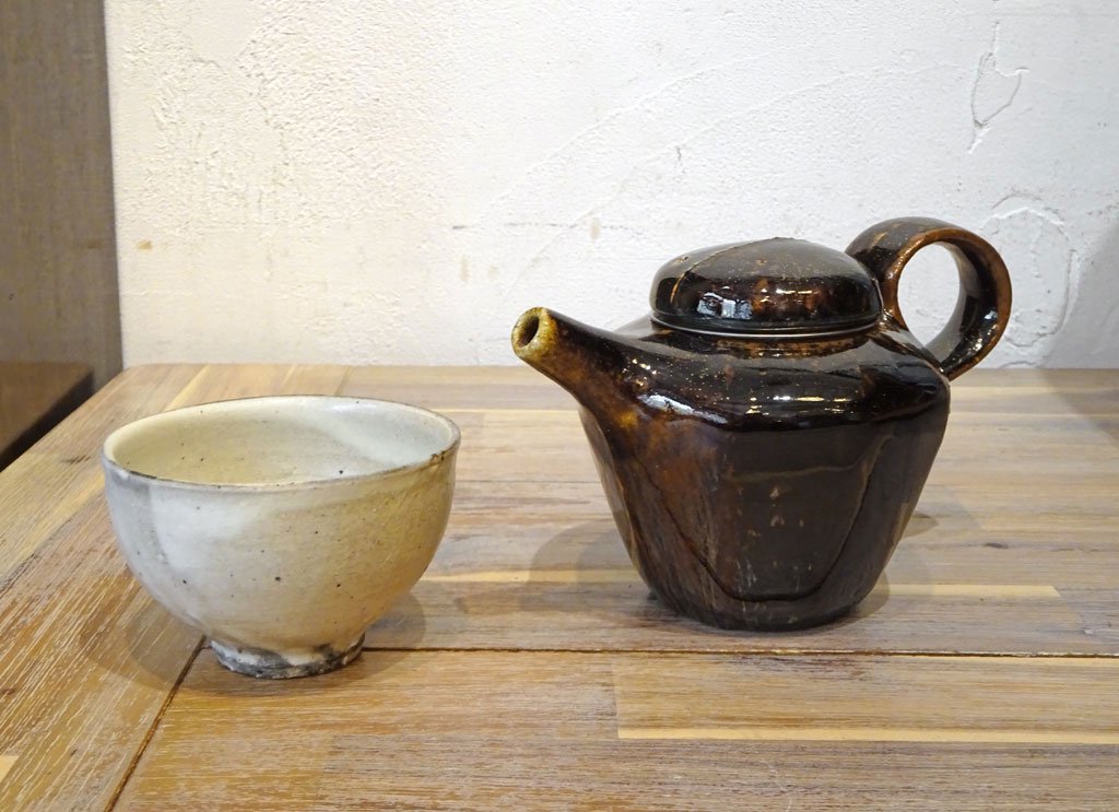 作家 村木 雄児さん 粉引き碗 湯呑 ぐい吞み カップ 器 現代作家 ★