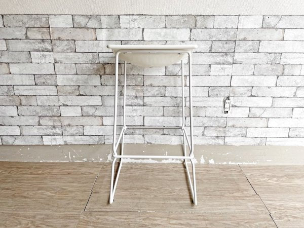 カッシーナイクスシー Cassina ixc. ラストミニット LAST MINUTE ハイチェア カウンターチェア ホワイト パトリシア・ウルキオラ イタリアモダン 定価￥88,000- ●