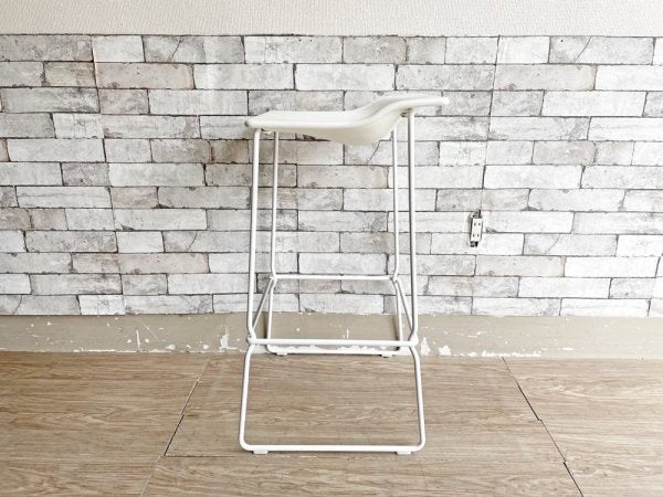 カッシーナイクスシー Cassina ixc. ラストミニット LAST MINUTE ハイチェア カウンターチェア ホワイト パトリシア・ウルキオラ イタリアモダン 定価￥88,000- ●